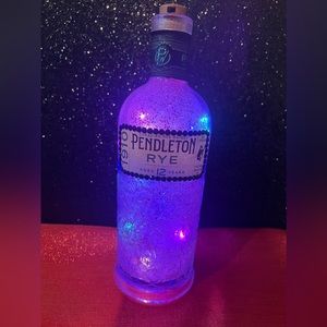 Pendleton Lighted Bling Liquor Bottle